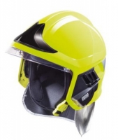 Přilba zásahová GALLET F1 XF se zátylníkem, fluorescenční, 52 - 62 cm  